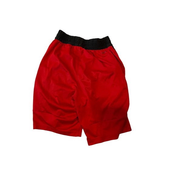 Adidas Red Black Basketball Shorts Mens S - Picture 2 of 3